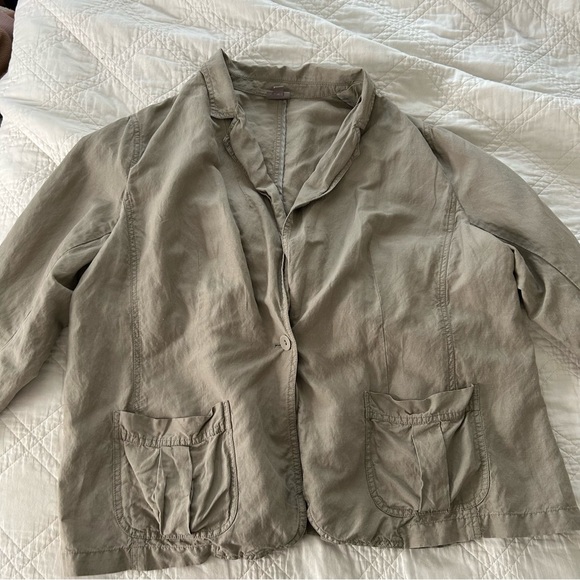 J. JILL LINEN SILK BLAZER TOP BLOUSE Sz 3X - Picture 6 of 9